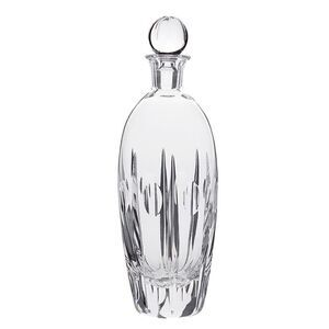 Pottery Barn Crystal Round Cut Decanter / New